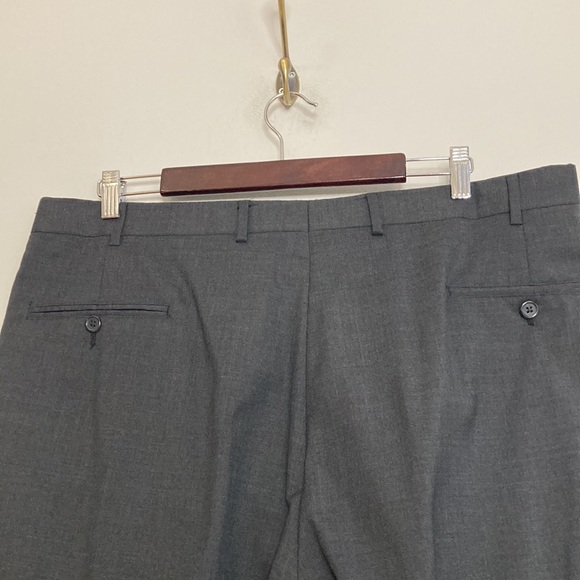 Brooks Brothers Suit Mens 46L 38 x 32 Dark Gray Wool Two Piece Made in USA - Picture 12 of 16